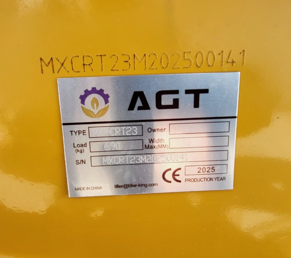 AGT MX-CRT23 Mini Skid Steer (23HP Commercial Engine), photo 6 of 11