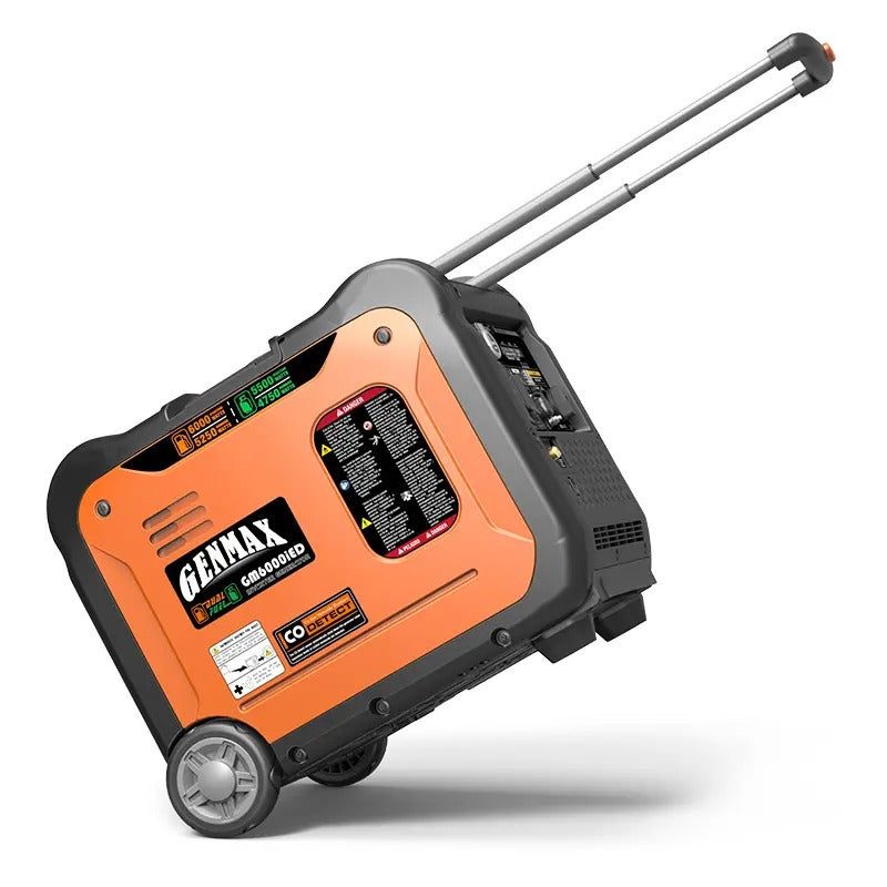 GENMAX GM6000iED 6000-Watt Dual-Fuel Inverter Generator with CO Detect, photo 3 of 10