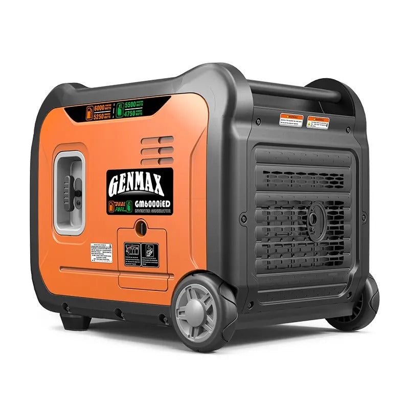 GENMAX GM6000iED 6000-Watt Dual-Fuel Inverter Generator with CO Detect, photo 5 of 10