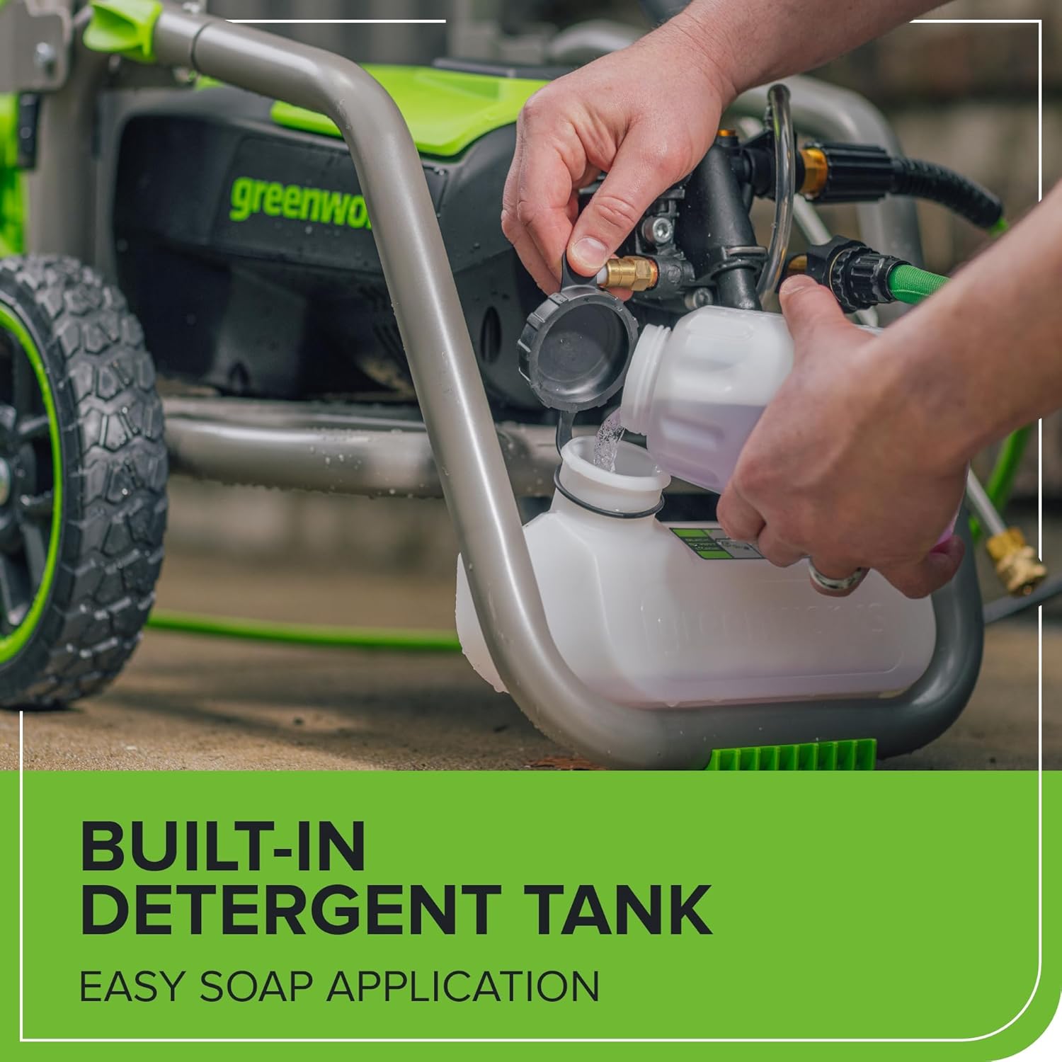 Greenworks 3000 PSI Brushless Electric Pressure Washer (2.0 GPM Max · TruBrushless™ Motor), photo 6 of 7