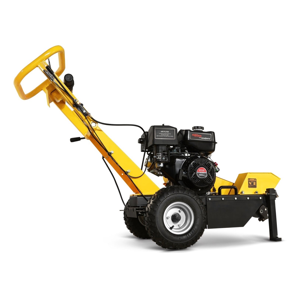 SGR1500 15 HP Walk-Behind Stump Grinder - 420cc Gas, 12 in Carbide Wheel, No Tractor Needed, photo 5 of 12