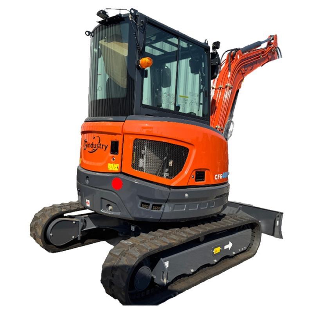 4 Ton Kubota Diesel Mini Excavator with Hydraulic Thumb and A/C Cab, photo 3 of 8