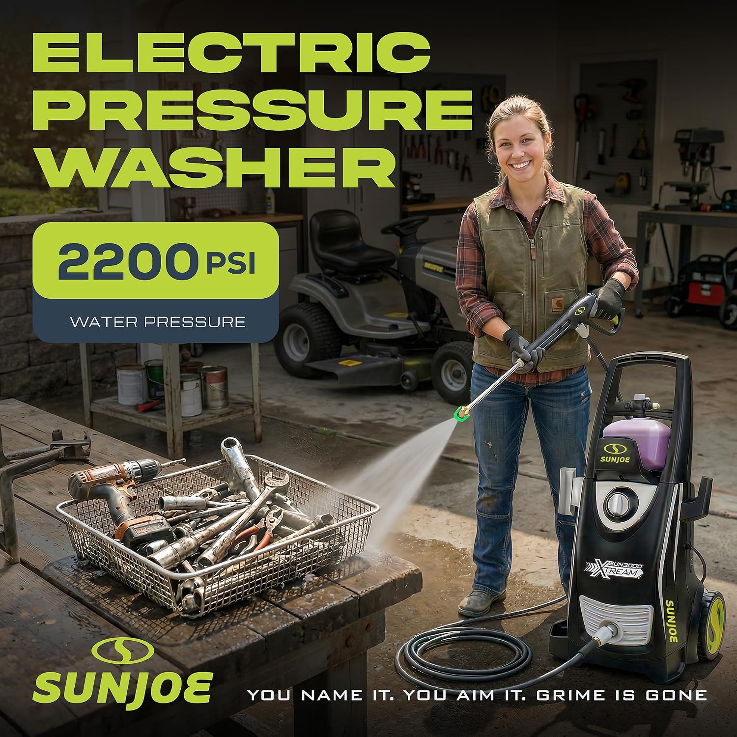 Sun Joe SPX3000-XT1 Heavy Duty Commercial Electric Pressure Washer (2200 Max PSI / 1.65 GPM), photo 3 of 7